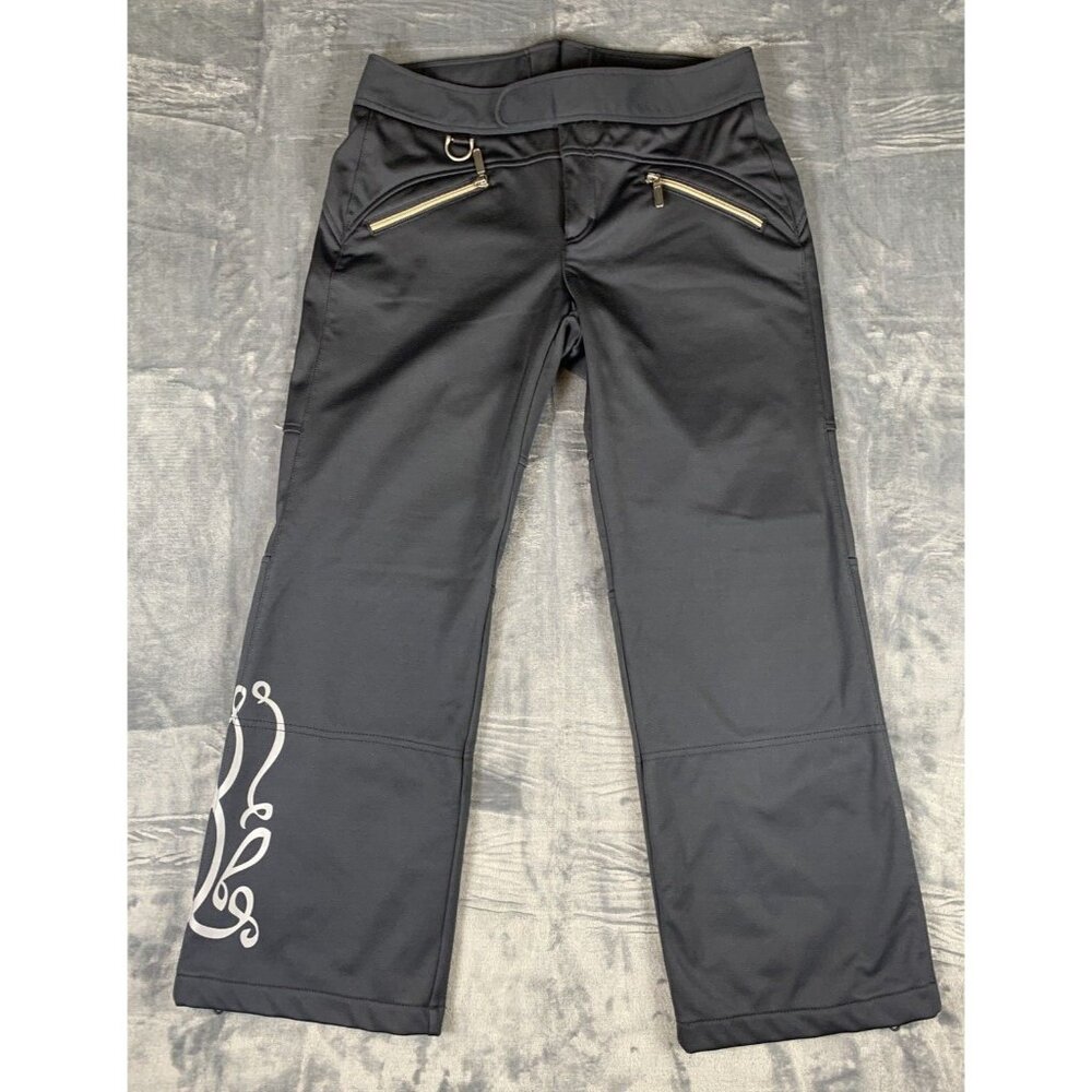 Athleta Women’s Size 10P Black Ski Snowboard Soft Shell Lined Pants - Picture 1 of 14